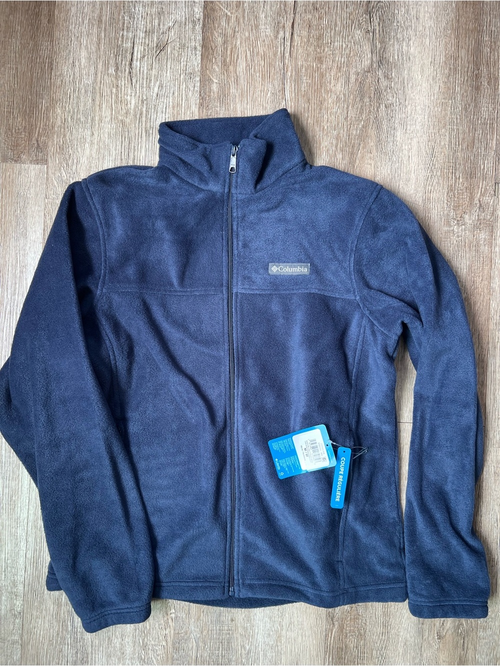 NWT Columbia Steens Mountain 2.0 Full-Zip Fleece Jacket in Navy Blue Size M